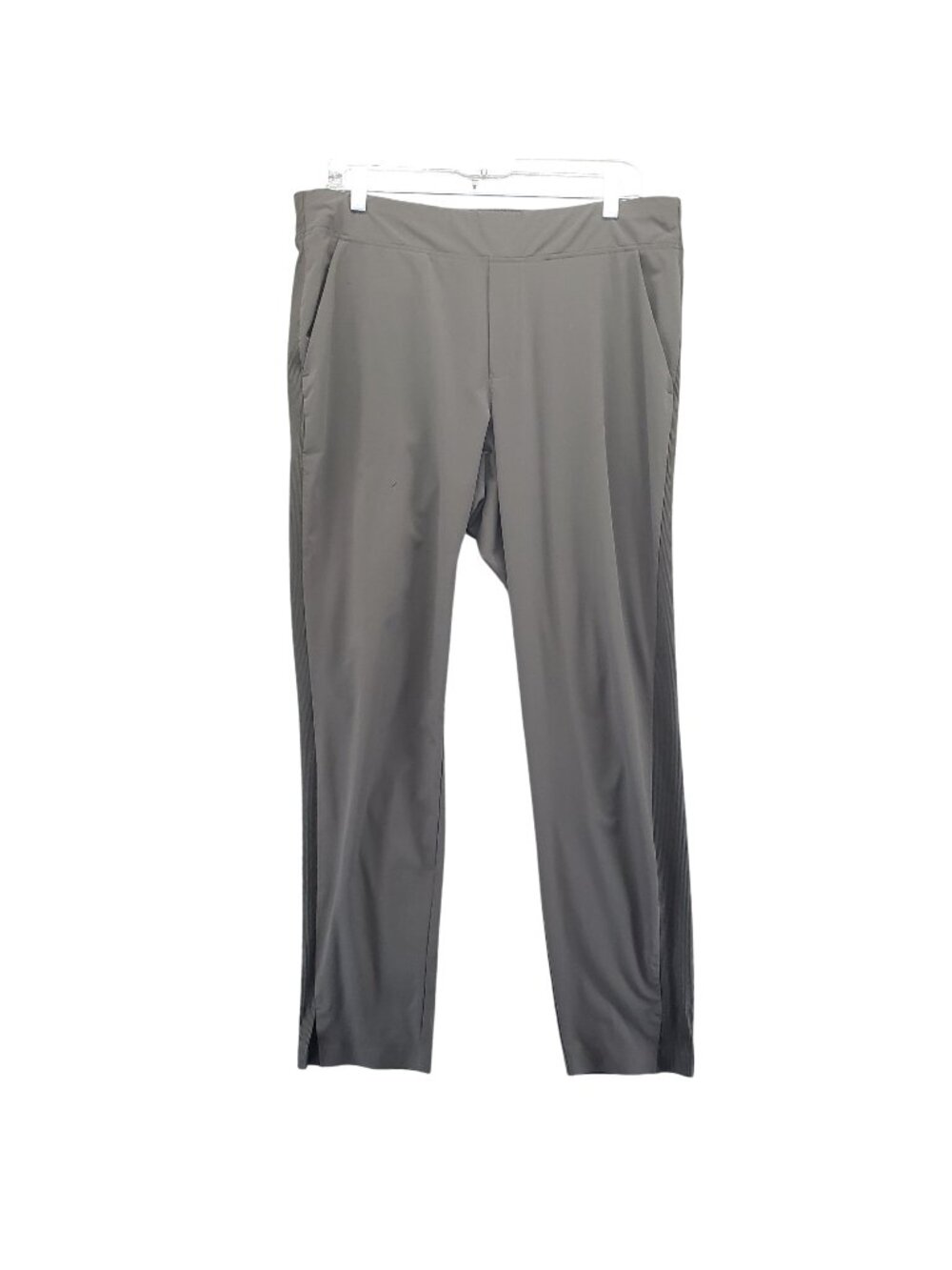 Athleta Pants Womens Size 12 Gray Performance Stretch Pockets Pull-On Design